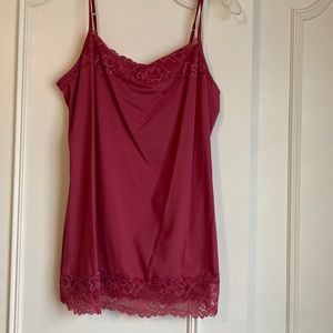A rose camisole from Maurice’s.